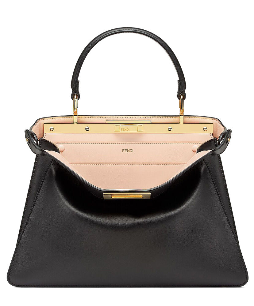 Fendi Peekaboo Iseeu Medium Handbag 8BN321 Black